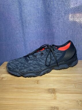 Under Armour Speedform XC Mens Trail Running Shoes Hiking 11 Grey Black Orange